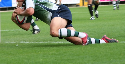 rugby try